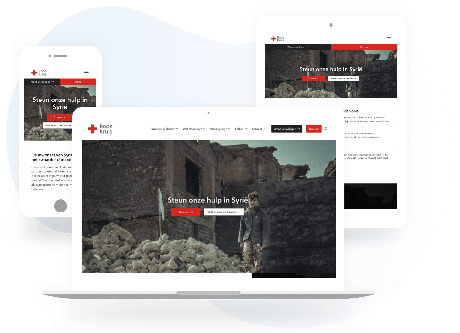 Nieuwe WordPress website - Rode Kruis